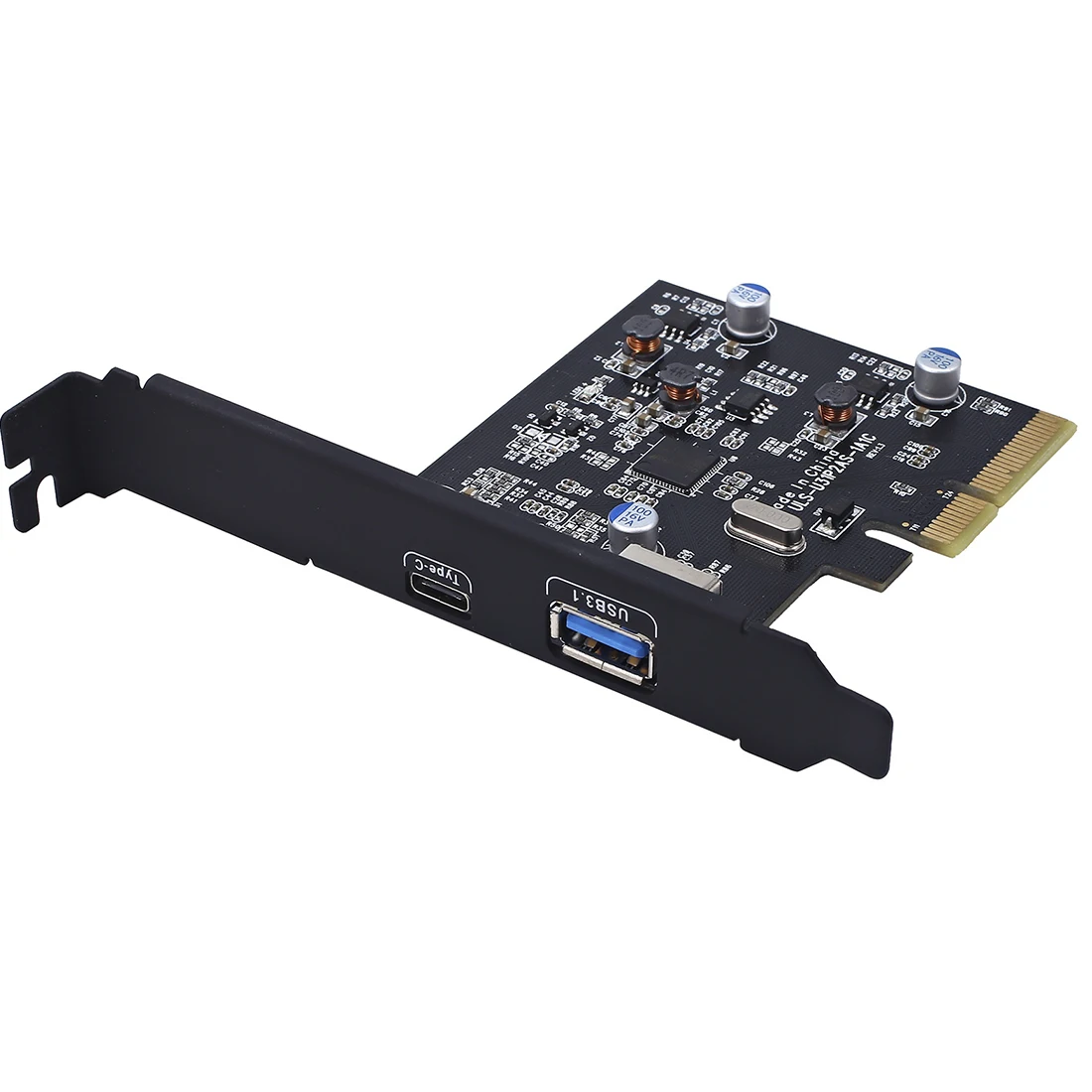 

Add on Cards External USB 3.1 10Gbps PCI Express Riser Card 1x Type C & 1x Type A USB 3.0 Port Expansion Adapter for PC