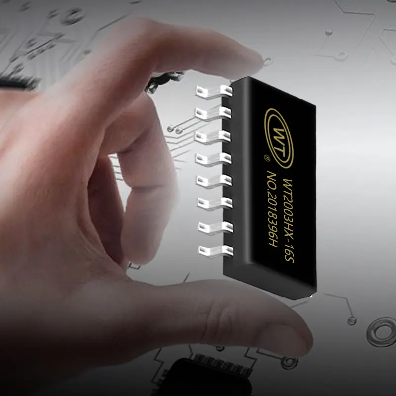 Wt2003h4-16s high quality MP3 decoding voice chip adjustable volume specified plug-in address Playback IC