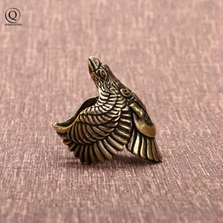 Brass Domineering Eagle Ring Fashion Ring Party Jewelry Men's  Adjustable Size Finger Ring Bands Copper Jewelry Animal Ring