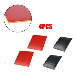 4Pcs Table Tennis Pong Cover Training Accessories Rubbers with Sponge Reactor Corbor 2.2mm Medium Soft Rubber
