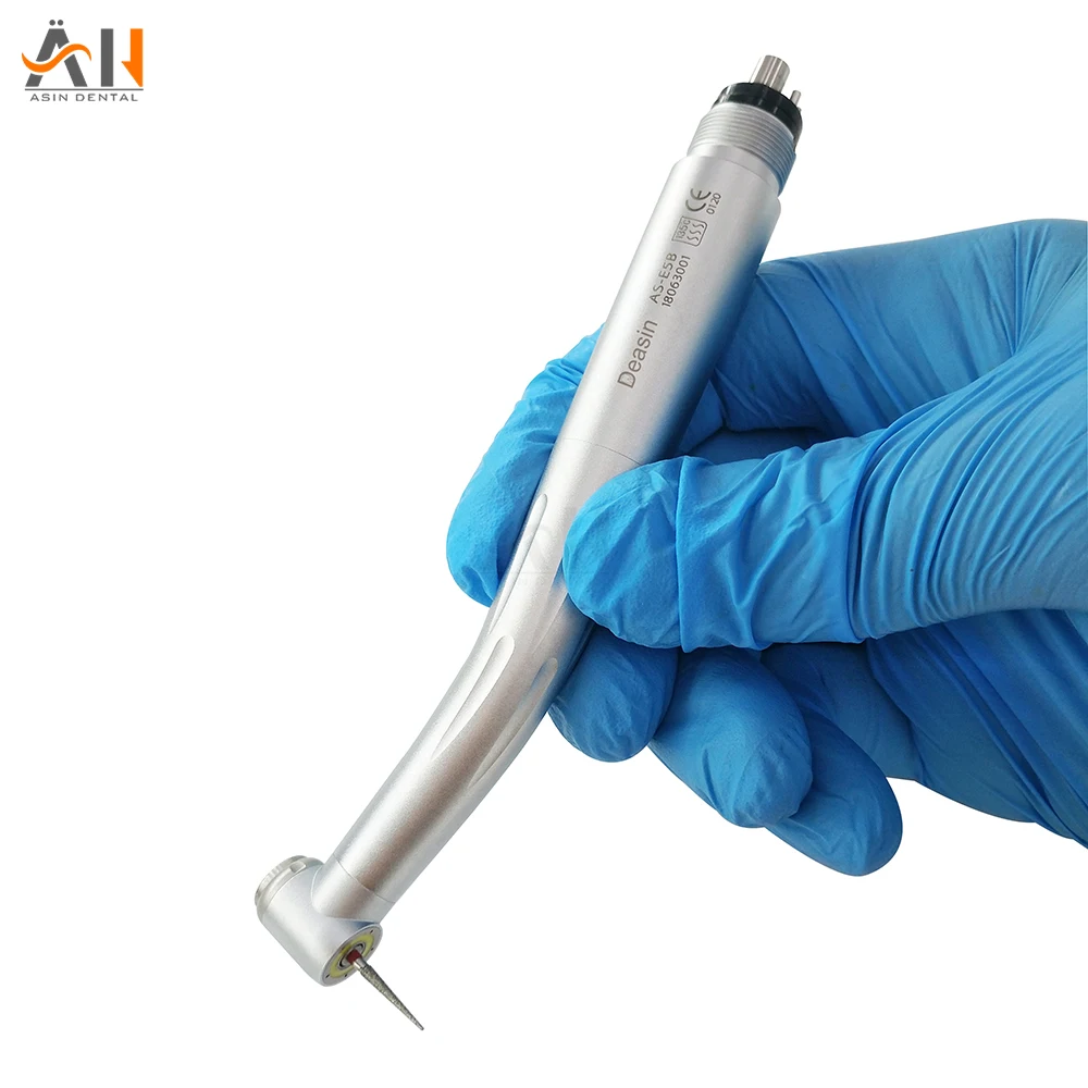 Dental 5 Ring LED High Speed Handpiece Shadowless Light 5 Water Spray E-generator 2 Hole/ 4 Hole Dentist Tools