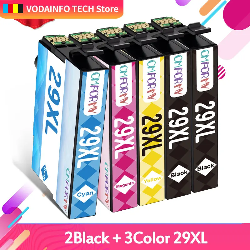 5-10 PCS T29 29XL Compatible For Epson Ink Cartridges T2991XL XP235 XP247 XP245 XP332 XP335 XP342 XP345 XP435 XP432 XP442 XP445