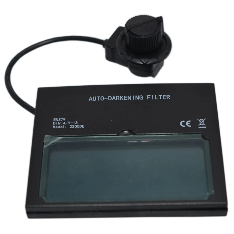 Fast Shipping Chameleon Mask Welder Machine Tig Mig Welding Helmet Factory New Arrival Black Face JD01 with 2200DE