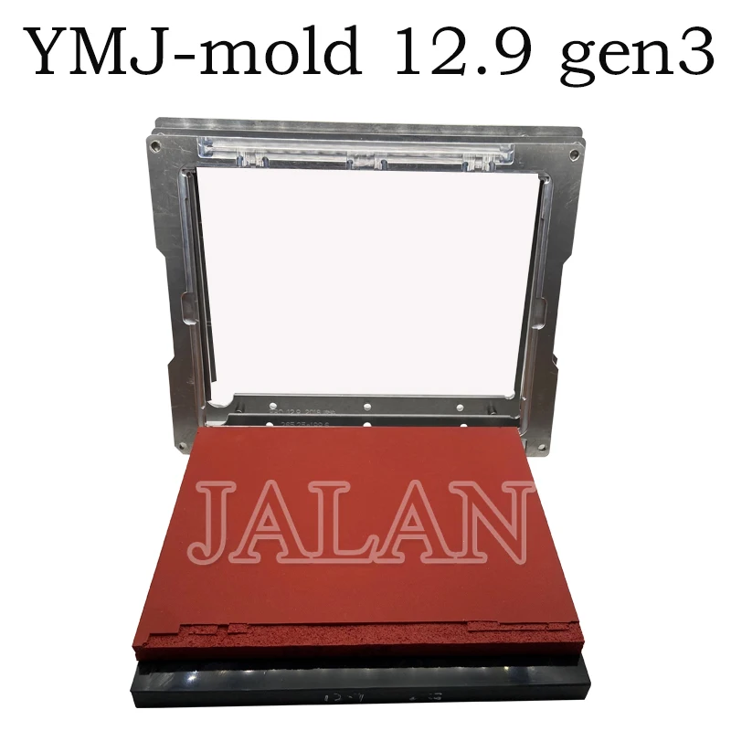 YMJ Mold For Pad 12.9inch Lcd Glass With Generation 3rd OCA Touch Screen Laminating Repair Broken Display Change Moulds