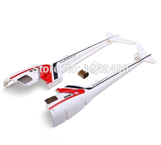 Xk K123 / Wltoys V931 RC هليكوبتر قطع غيار الجسم شل غطاء الرأس الملحقات