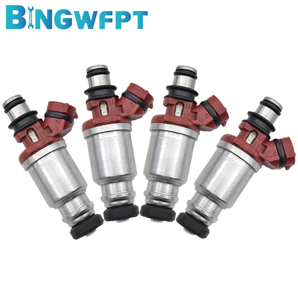 4PCS Fuel Injector Nozzle for Toyota 7A-FE Celica Corolla Geo Prizm 1.8L OEM 23250-16160 2325016160 23209-16160