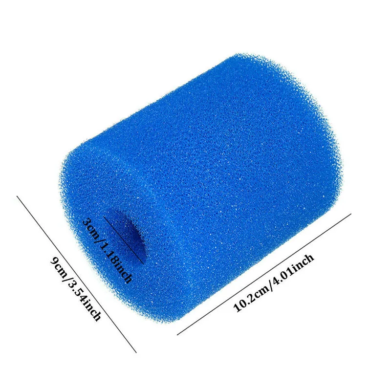 1PC Swimming Pool Filter Sponge Reusable Sponge Swimming Pools Leave Stain Suitable Bubble Pure SPA For Filter Pool Accessories