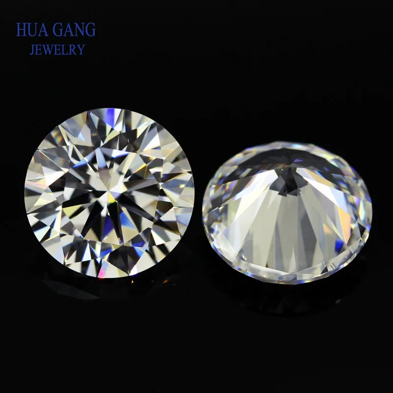 IJ Color Synthetic Moissanite Round Stone VVS1 Used for jewelry making With GRA Certificate