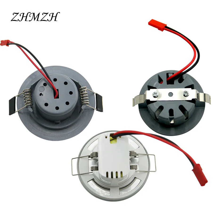 220V 110V bezpośrednie wtyczki LED typu Downlight zintegrowane światło puchar 3W 5W 6W reflektory LED okrągły sufit wpuszczany parasol LED żarówka