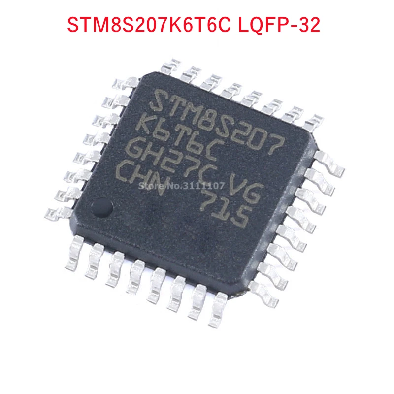 STM8S207S6T6C STM8S207K6T6C LQFP-44/32 8-bit microcontroller