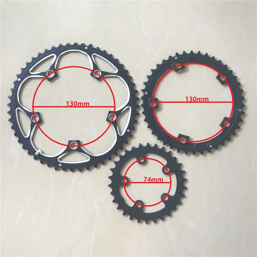 Truyou道路自転車130-74 bcdギア52/42/30tトリプルスピードチェーン