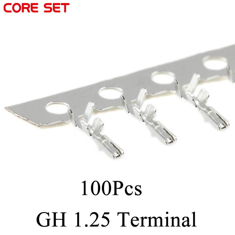 100pcs GH 1.25 Crimp Terminal Female Contact Pin for GH1.25 Housing Connector