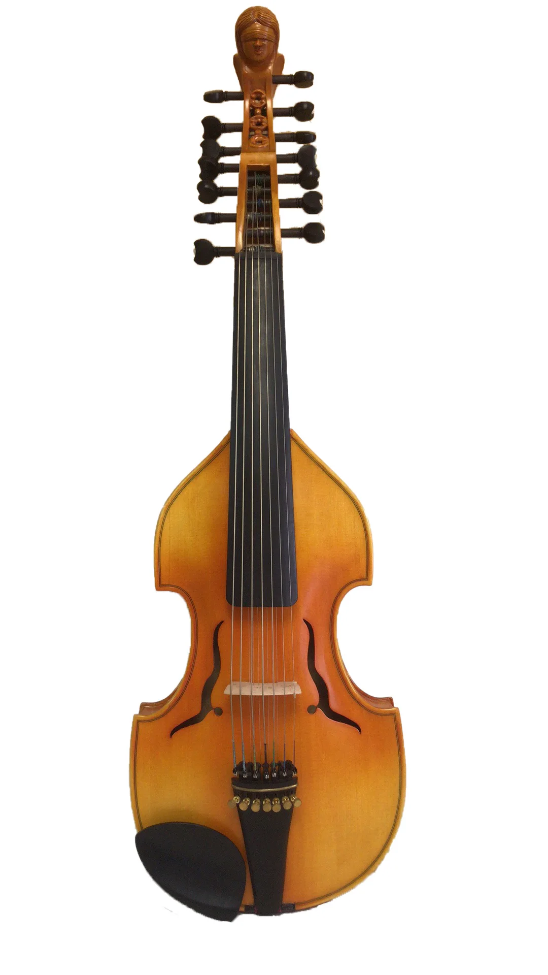 

Отличный звук в стиле барокко SONG Brand profession Master 7 × 7 струн 15 дюймов Виола д'Амор резной свиток ангела