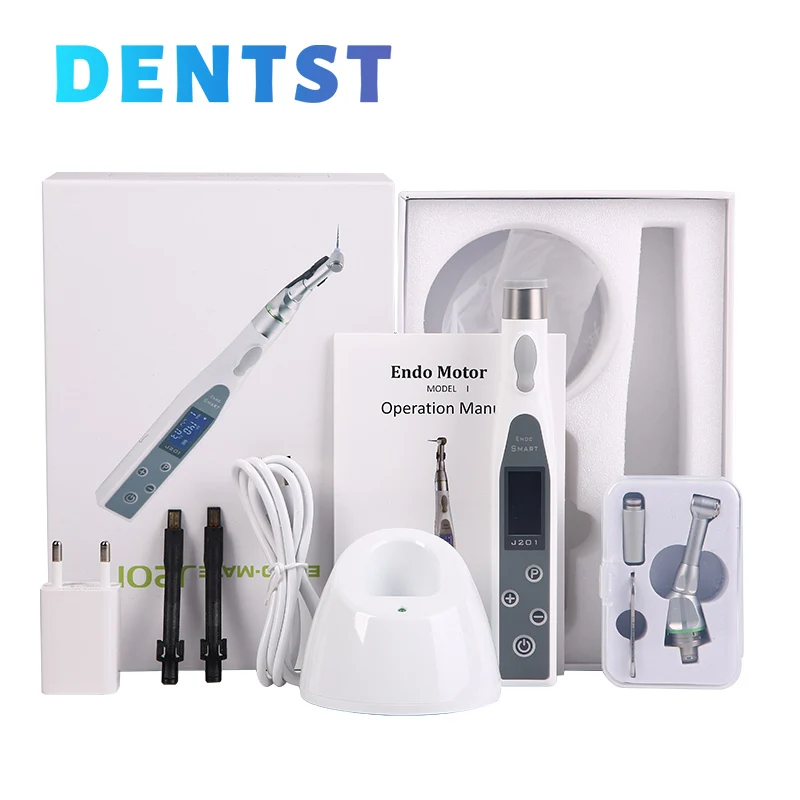 Dental LED Wireless Mini 16:1 Reduction Contra Angle Endo Motor Endodontic Treatment Handpiece  Orthodontic Instrument Tools