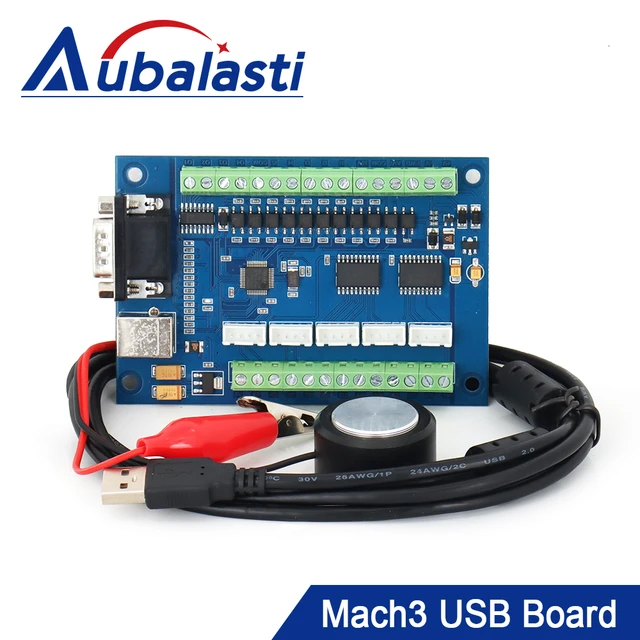 Yükseltme CNC MACH3 USB 5 eksen 100KHz USB CNC pürüzsüz step hareket  kontrolörü kart kesme panosu CNC gravür için 12-24V - AliExpress