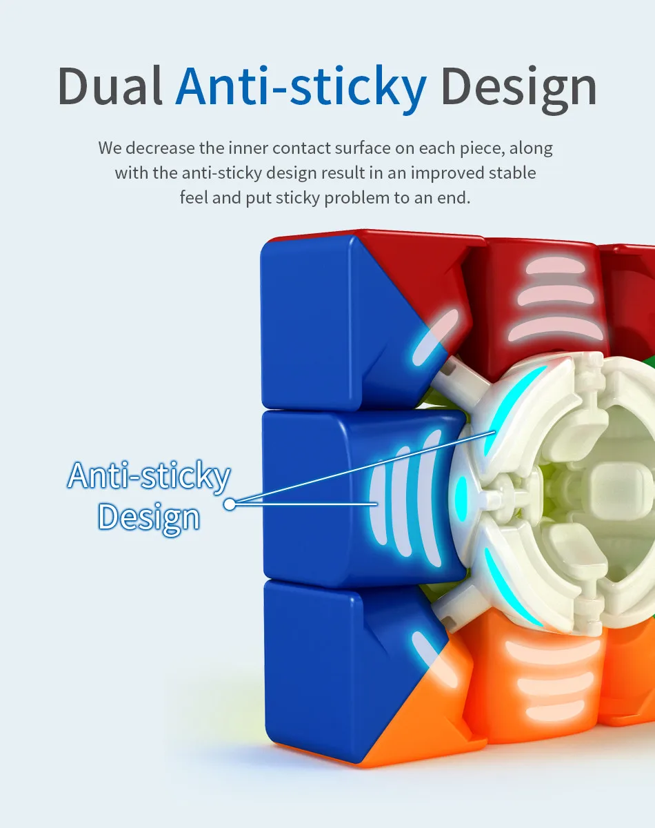 2020 moyu rs3 m magnetisch 3x3x3 geschwindigkeit magie würfel mf rs3m puzzle würfel magnet 3x3 rs3m uv magico cubo – Detail 6