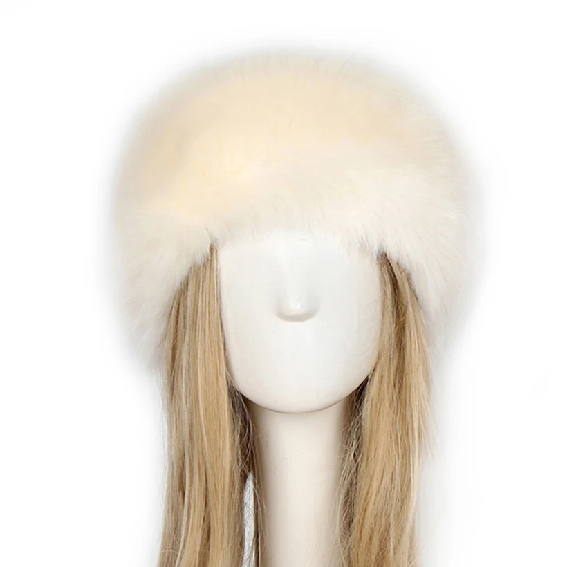 New Women Winter Faux Fox Fur Hat Warm Soft Fluffy Fur Female Cap Luxurious Quality Rabbit Fur Bomber Hats for Girls 2020