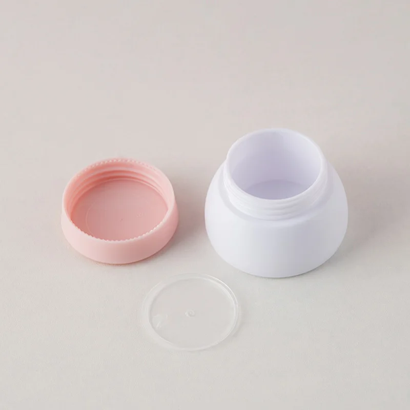 15g 30g 50g 25pcs Empty Plastic Nail Art Cosmetic Containers Jar Baby Face Cream Skin Cream Pot Nail Gel Powder Box Makeup Tool