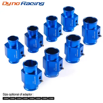 Dynoracing 水温計ラジエーター温度水温ジョイントパイプセンサー 40 ミリメートル 38 ミリメートル 36 ミリメートル 34 ミリメートル 32 ミリメートル 30 ミリメートル 28 ミリメートルホースアダプター