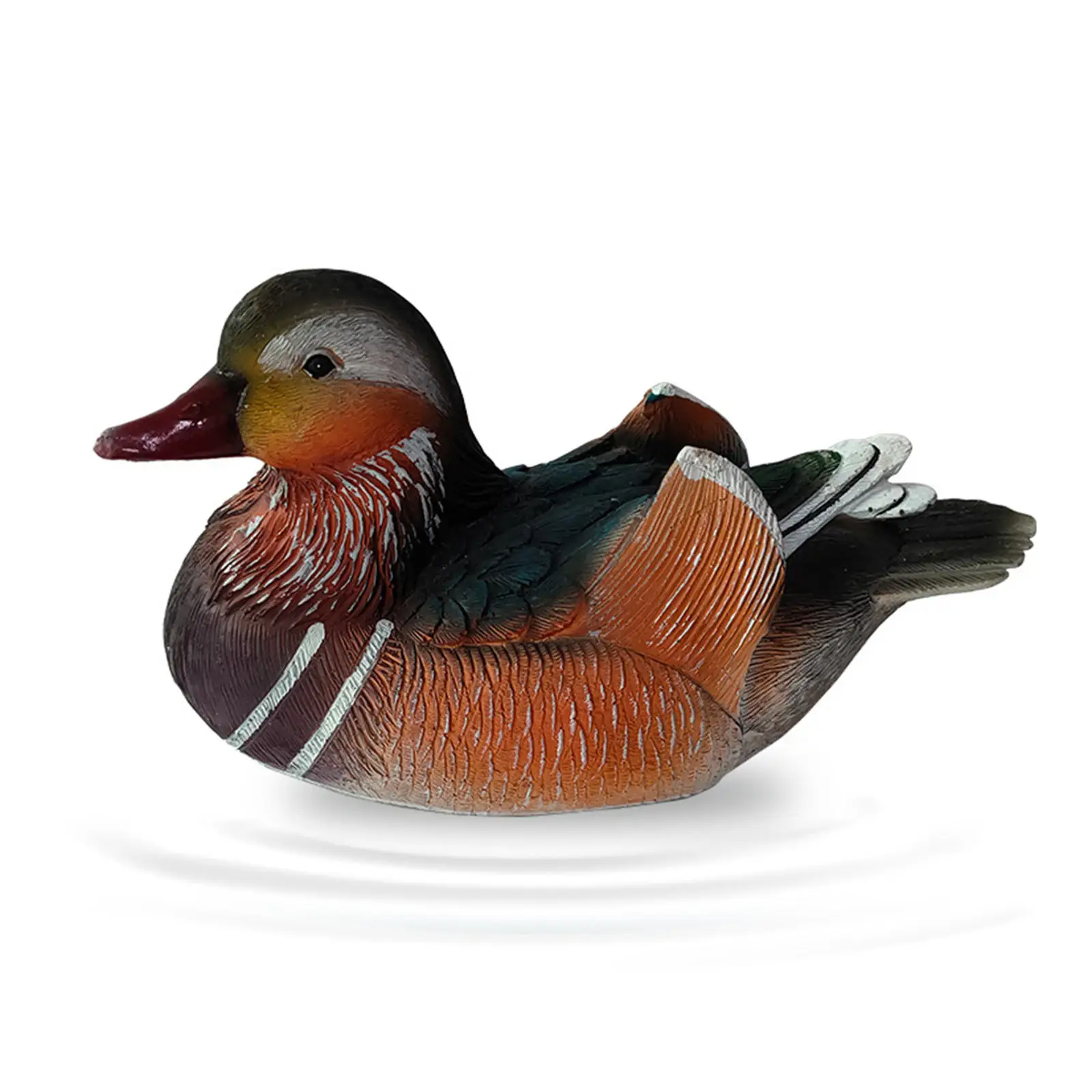 Realistic Resin Mandarin Duck Hunting Decoy Pool Pond Decors