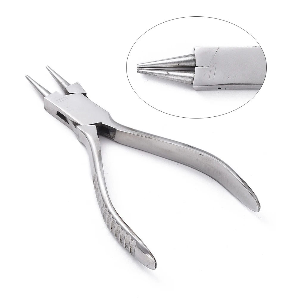 3pcs/set Carbon Steel Side-Cutting Pliers Needle Nose Pliers Set for DIY Jewelry Making 145~165x45~65mm