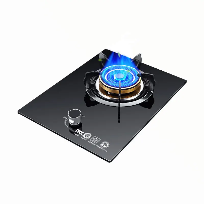 Single Burner Desktop Gas Stove Stainless Steel Fierce Burning Gas Stove Embedded Natural Gas Liquefied Gas Stove Stove