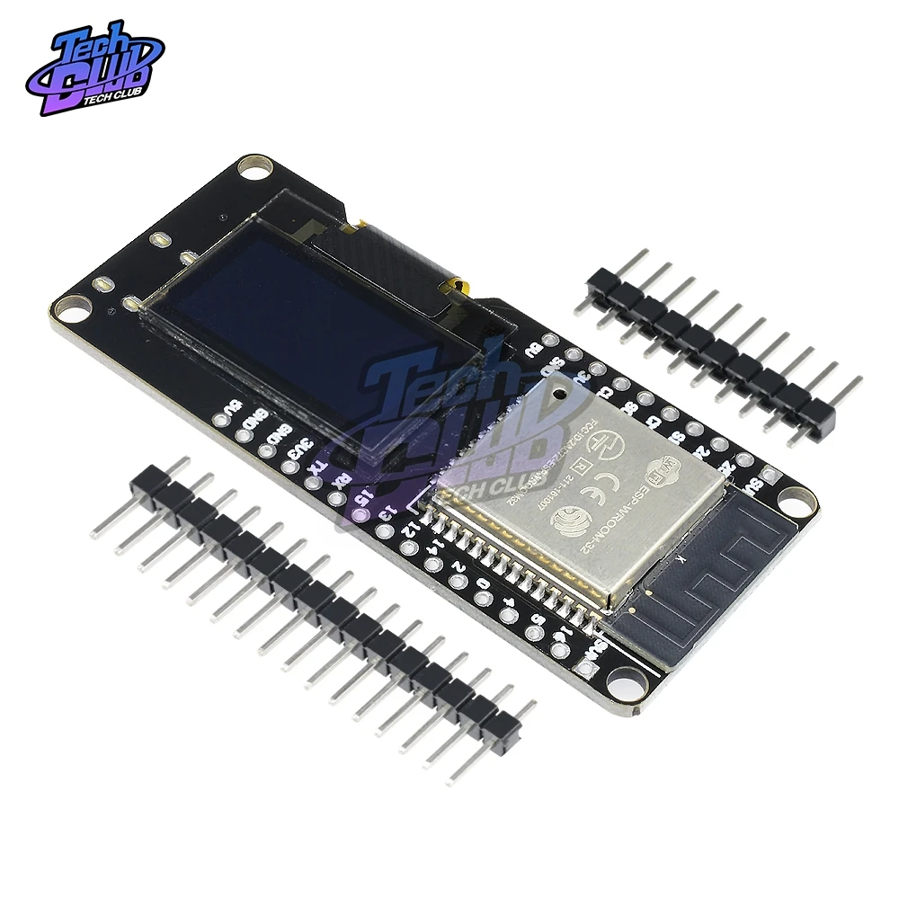 WeMos-módulos para Arduino, ESP-32 Dual, ESP-32S, ESP8266, 0,96 pulgadas, OLED, ESP32, WiFi + Bluetooth