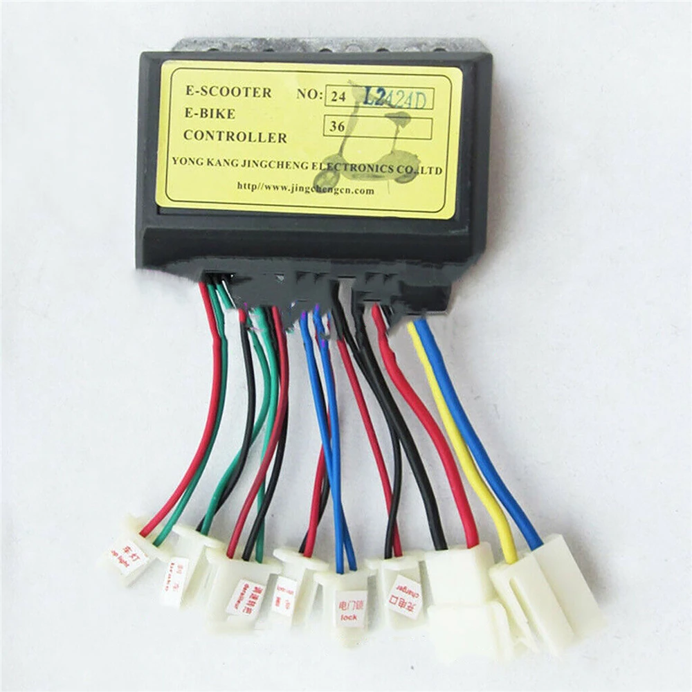 24V 250W Brush Controller Replacement Motor Controller for Dolphin Electric Scooter 16-18 Inch Leisure Folding Electric Car Part