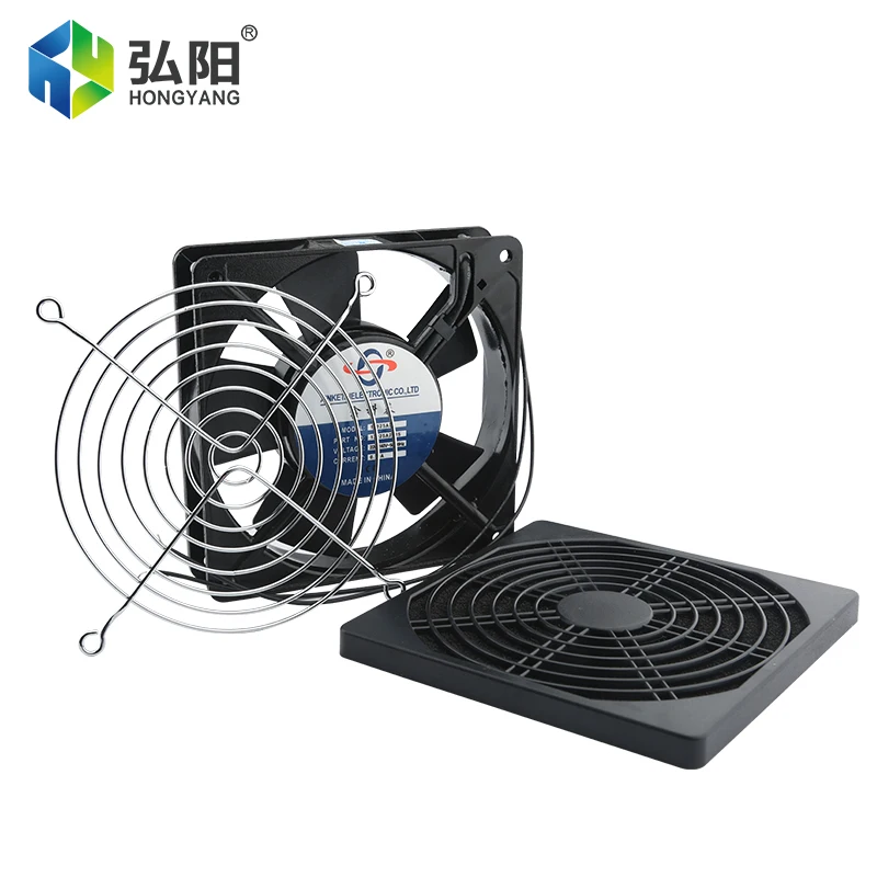 110mm 120mm Fan Cooler Fan AC 220V Radiator Fan 2-Pin 2-Wire Industrial Chassis Cabinet Cooling CNC Motor Radiator Accessories