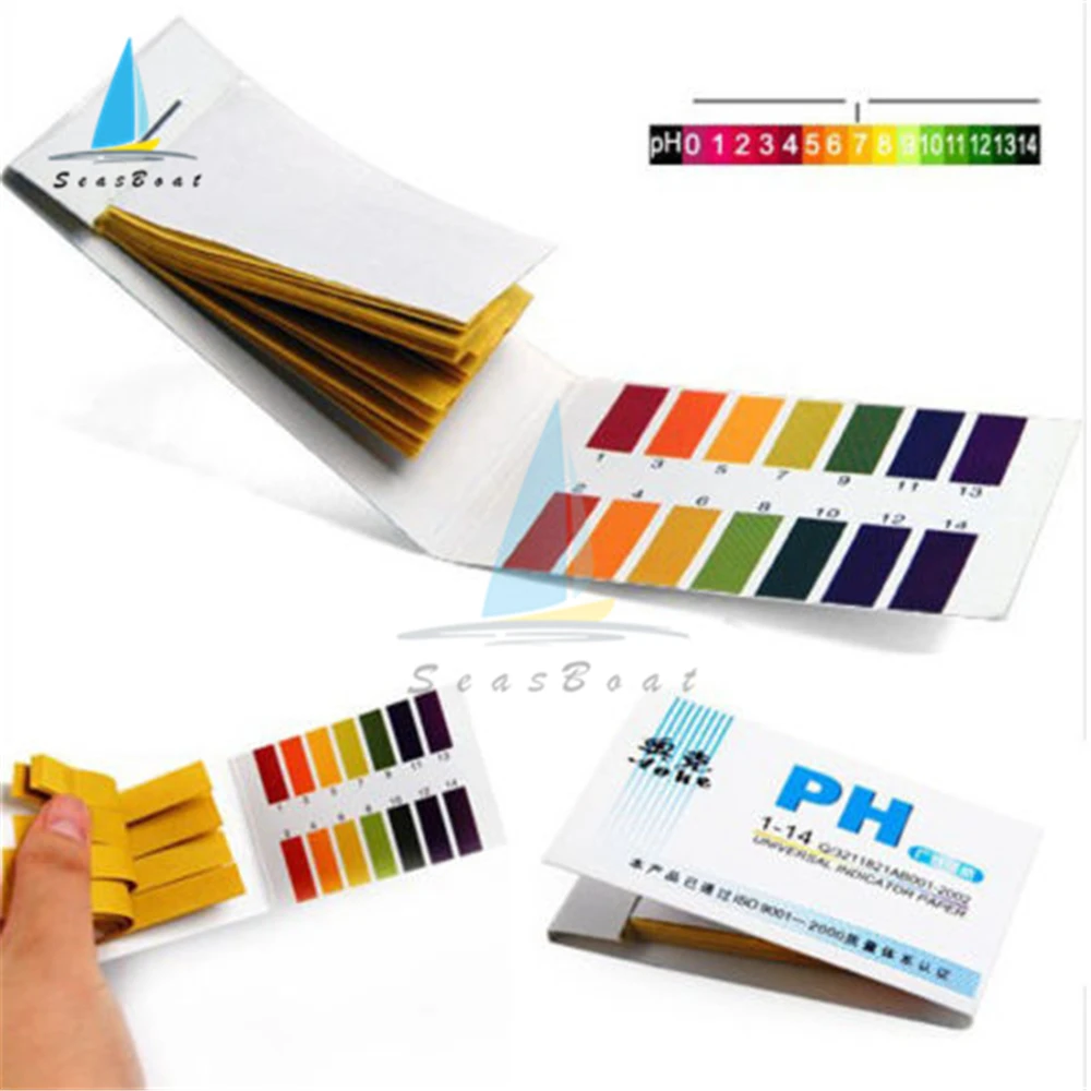 80 Strips/pack PH Test Strips Full PH Meter PH Controller 1-14st Indicator Litmus Tester Paper Water Soilsting Kit