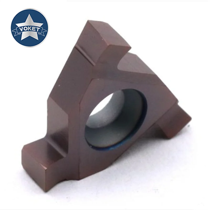 CNC External Circlip Groove Blade T16E Coated Inner Hole Grooving Knife Head Through Mount SER External Thread Turning Tool
