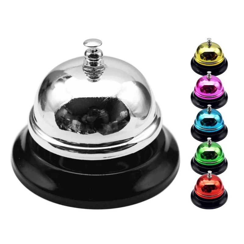 65mm Call Bell Desk Christmas Kitchen Hotel Counter Reception Christmas Bells Small Single Bell Dining Bell Table Summoning Bell