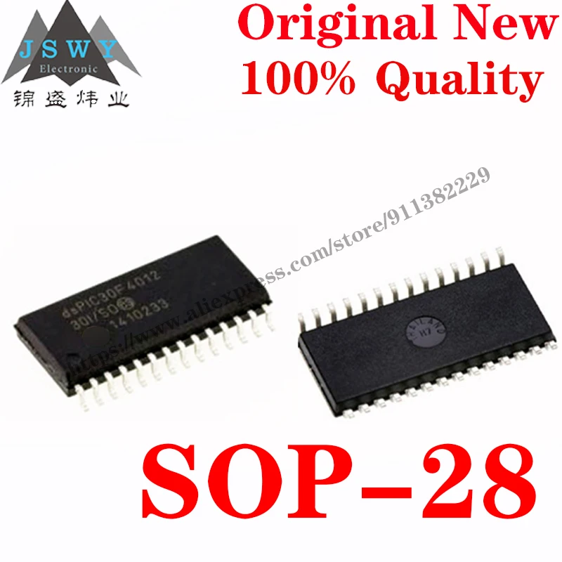 

10 PCS DSPIC30F4012-30I/SO SOP28 Digital Signal Processor and Controller-DSP DSC IC Chip with for module arduino Free Shipping