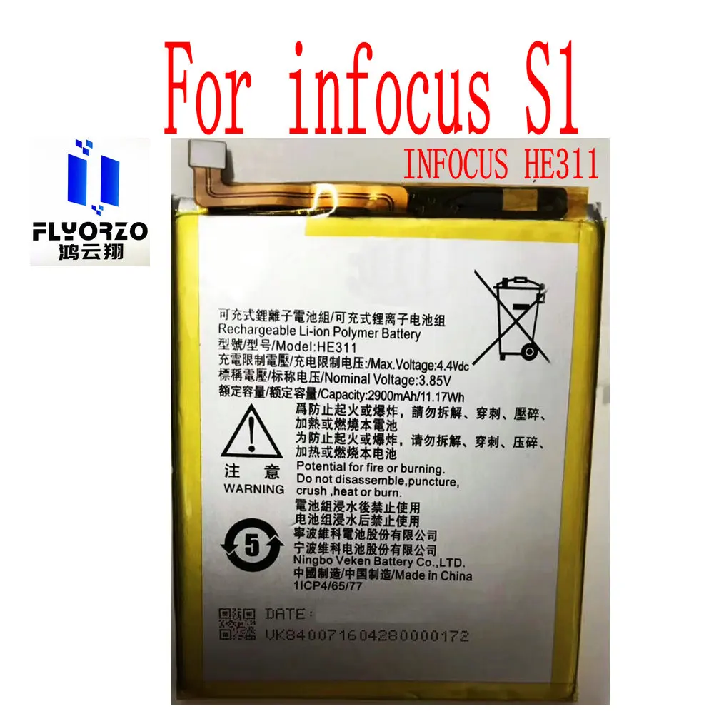 

100% Brand New High Quality 2900mAh HE311 Battery For Infocus S1 Mobile Phone