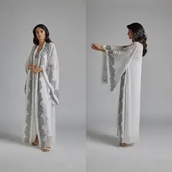 Bridal Fluffy Maternity Robes Custom Made 2 Pieces Suits Women Photo Shoot Beach Birthday Party Bathrobe Sleepwear