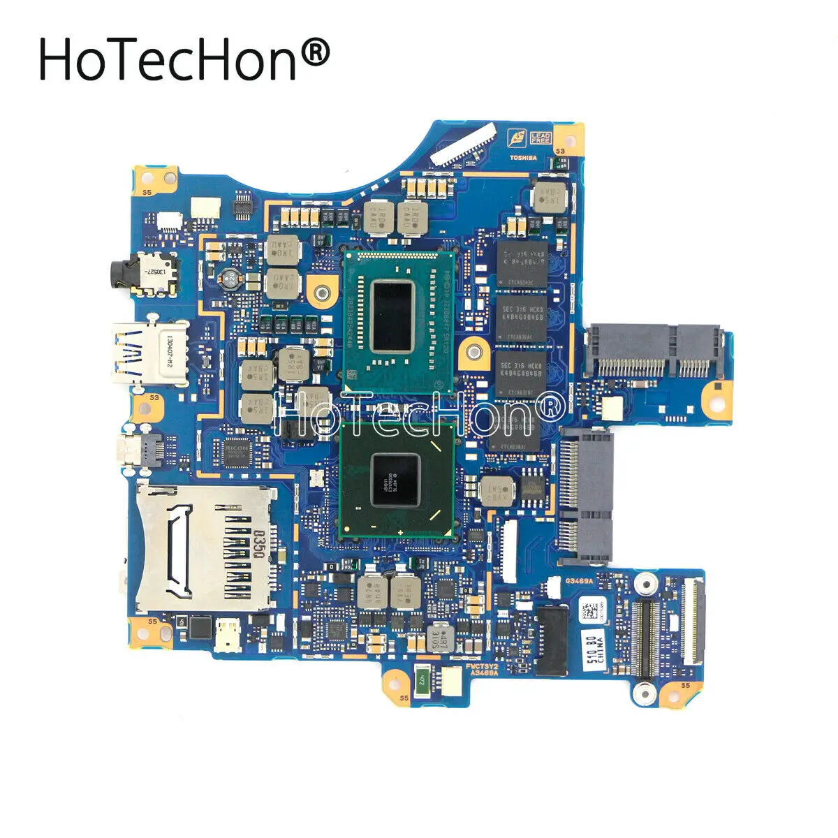 

P000575940 - Genuine New Motherboard FWCTSY2 A3469A w/ i5-3439Y + 4GB for Toshiba Portege WT310