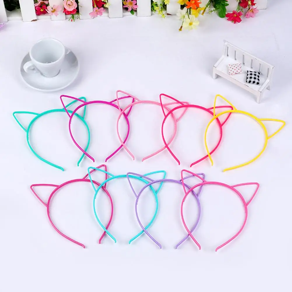 Gorące wyprzedaże!!! New Arrival 3 sztuk piękny kot uszy kobiety dziewczyny Hoop Hairband pałąk peruki imprezowe akcesoria hurtownie Dropshipping