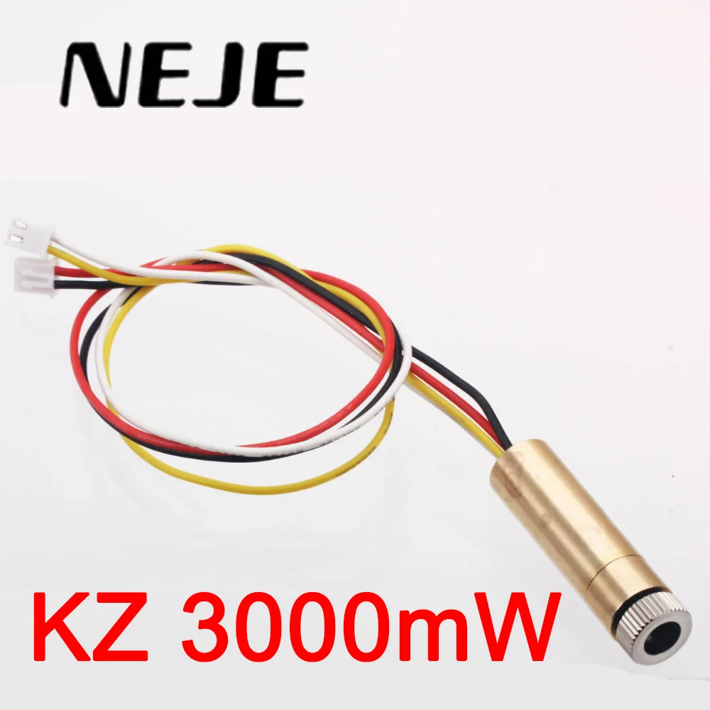 

NEJE DK-8-KZ 3000mW Laser Module 445nm 4 Pin TTL/PWM Control Replace Kit Laser Engraver Adjustable Focus DIY Carving Engraving