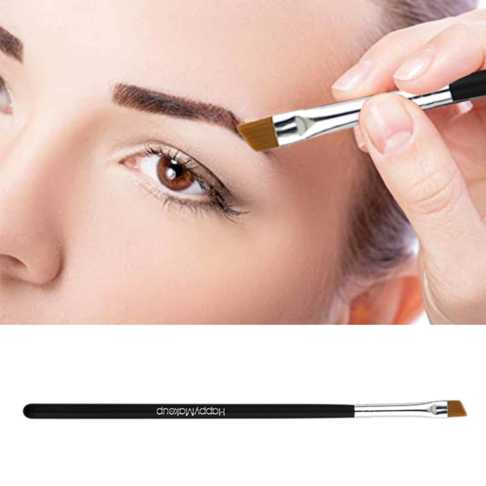 2/5pcs Eyebrow Brush Single Beveled Wooden Handle Eyebrow Brush Eye Powder Foundation Brush Eyebrow Makeup Brush Clean