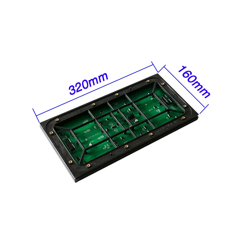 Dual Color Outdoor P10 LED Display Module 320x160mm 1/4S Waterproof IP65 RG LED Video Panels For LED display Video