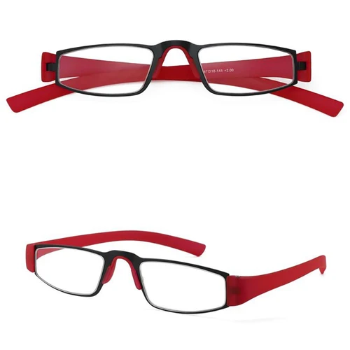 Imagen 2 del producto Gafas de lectura portátiles ultraligeras para hombres y mujeres, lupa Anti luz azul, TR90, 100 ~ + 400