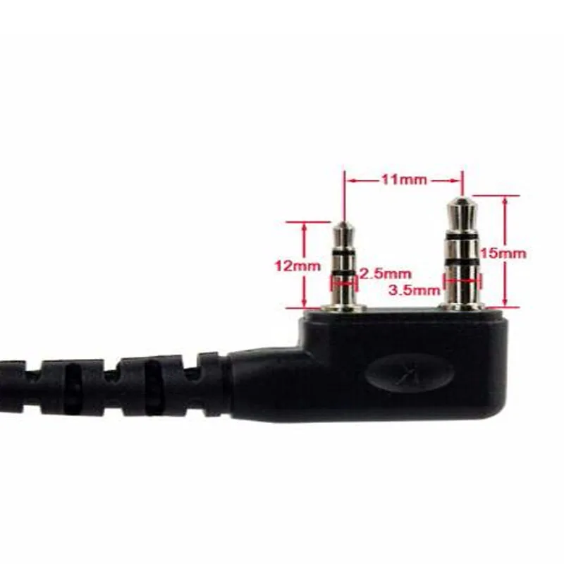 Radio Earpiece With Microphone Built In Covert Acoustic Tube Headset Detachable For Baofeng UV5R UV-5R Walkie Talkie CS