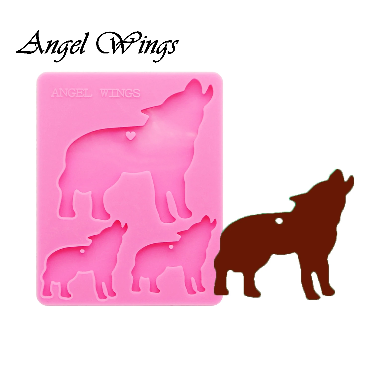 

Shiny Keychains Silicone Molds DIY Silicone Pendant Earrings Crystal Epoxy Resin Mould Custom DY0164