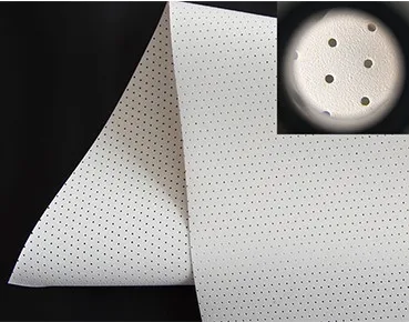 KTSHBCA 4K Woven Akustisch Transparent Stoff Sound Max 8K In-Decken Motorisierte Tab-Gespannt Projektor Bildschirm – Detail 10