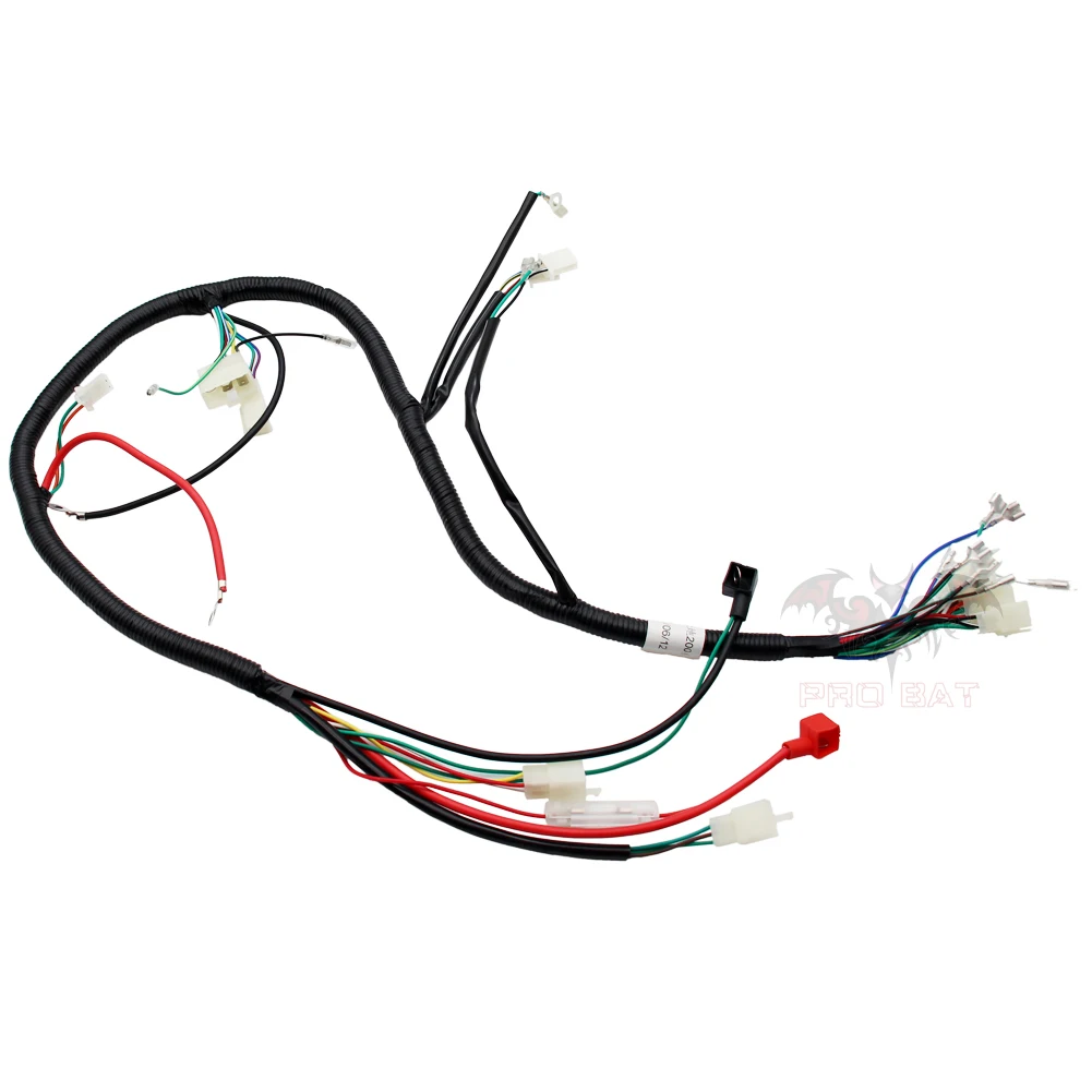 ZONGSHEN LONCIN LIFAN Electric Wiring Harness Wire Loom 150cc 200cc 250cc 300cc PIT Quad Dirt Bike ATV Buggy