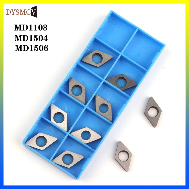 10pcs MD1103 MD1504 MD1506 Carbide tool pads CNC machine tool protection products reduce CNC lathe turning tool wear and shock