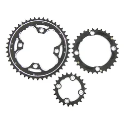 104BCD 44T 42T 32T 64BCD 22T MTB Chaingrings Aluminum Alloy Chain Wheel  Three Disc Mountain Bikes Chainring 6/7/8/9 Speed