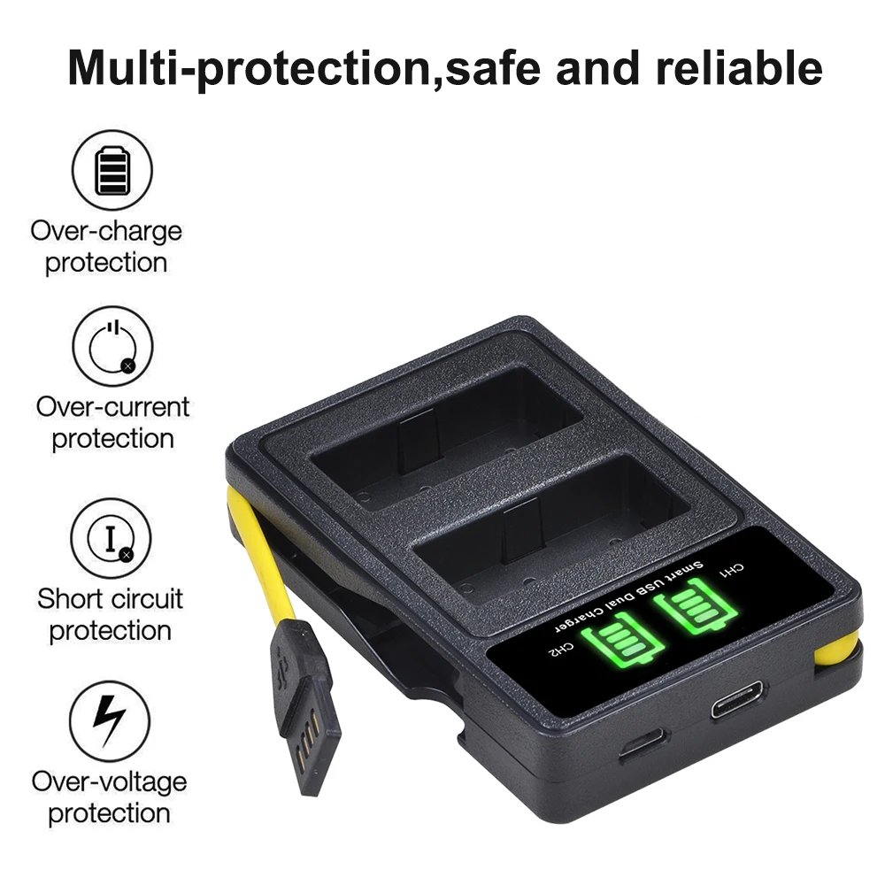 Аккумулятор NP-W126s NP-W126, двойное зарядное светодиодный кой для Fuji FinePix HS30EXR,HS33EXR,X-A1,X-A3,X-E1,X-M1,X-T1,X-T2,X-T10,X-Pro1,X-PRO2