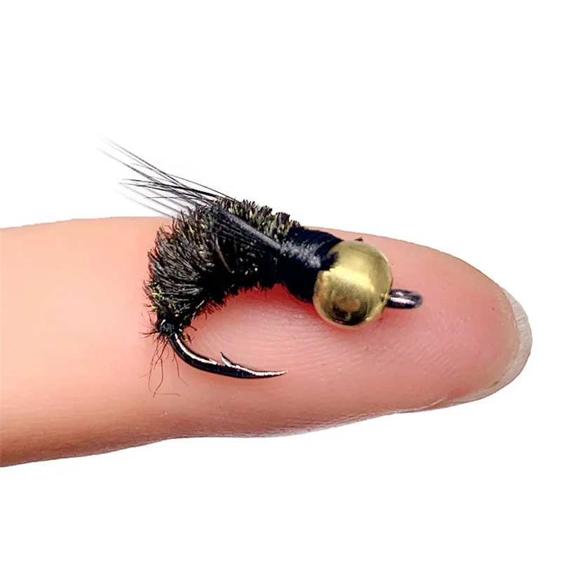 3/6Pcs Angeln Fliegen Realistische Nymph Scud Fly für Trout Fly Angeln Streamer Binden Künstliche Köder Köder – Detail 13