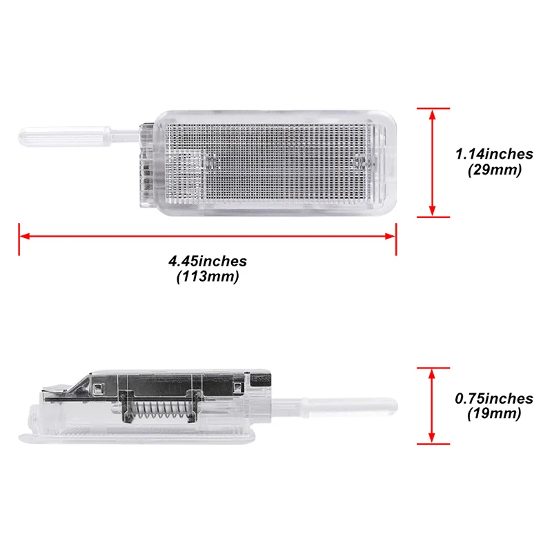 1x ledグローブボックスライトのためのプジョー206 207 306 406 307 406 407 607 806 308 3008オートled室内灯